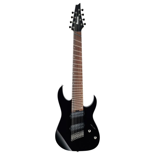 Rga 8 String Ibanez RGMS8 Multi Scale 8 String Black (Ibanez) - Gitarrer Online