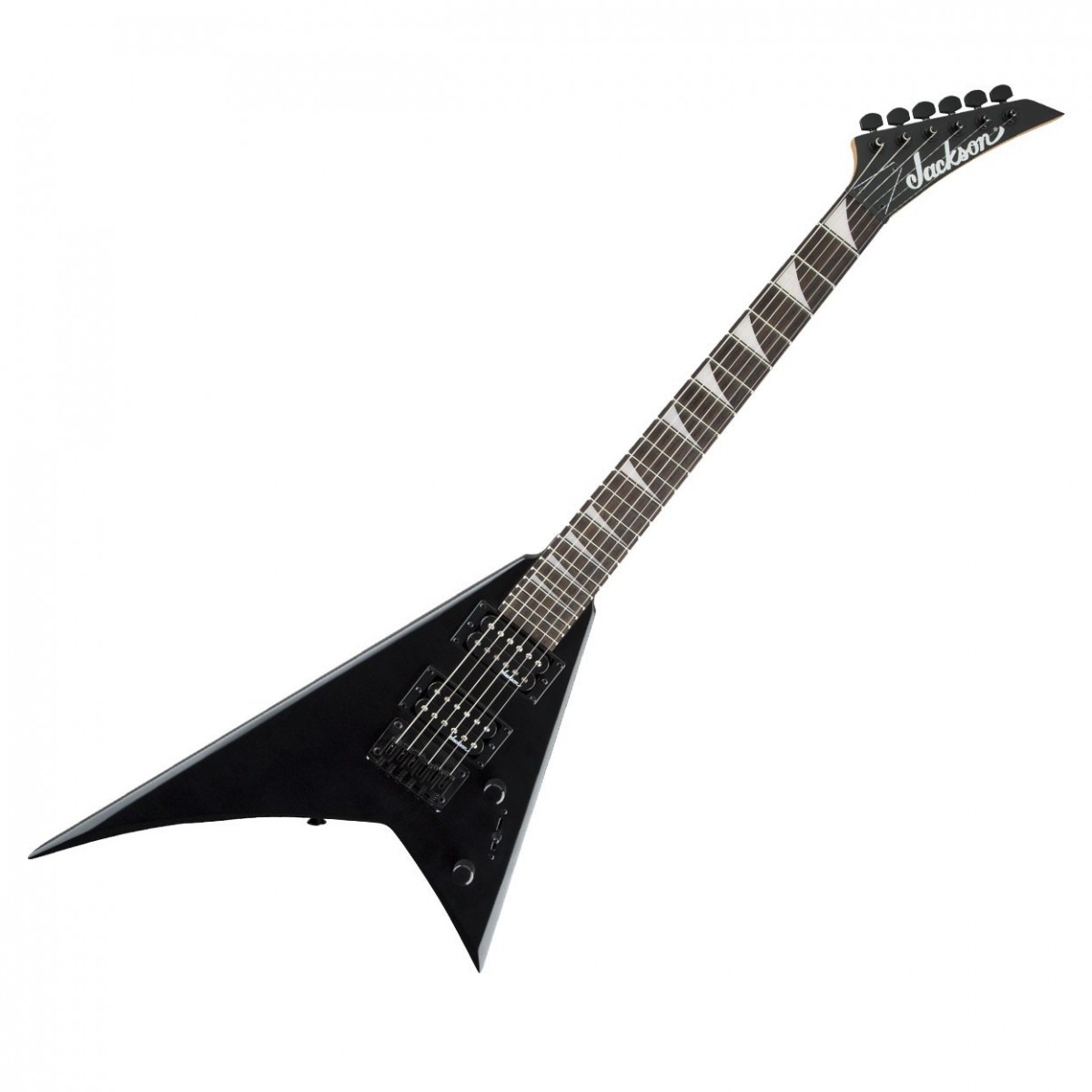 En bild på Jackson JS Series RR Minion JS1X Amaranth Fingerboard Satin Black - Nearly New | Spelbarhet. Kärnan i vad som gör en gitarr bra. Den Jackson JS1X RR Minion erbjuder dig bästa möjliga spelupplevelse ger komfort och användarvänlighet i ett instrument som känner alltid fantastiskt när det är i dina händer.Öva till perfektion. JS1X är utformad för att ge dig maximal komfort dess småskaliga design gör det enklare att slå svårt noter. Perfekt för att finslipa dina färdigheter. Dess kompakt storlek gör det suveränt bärbar alltför. Lägg till i kraftfull elektrisk ljud kända Jackson kvalitet och sticker ut stil och du har själv en gitarr som ingen annan. Detta otroligt prisvärda instrument är ditt första steg på vägen till rock super stjärnstatus.Nästan Ny: Denna produkt kan ha öppnats för kvalitetskontroll returnerats av en kund eller renoverats. Annars fungerar produkten som ny. Detta är en fantastisk möjlighet att köpa en fullt fungerande produkt till nedsatt pris med en tre-års-garanti.