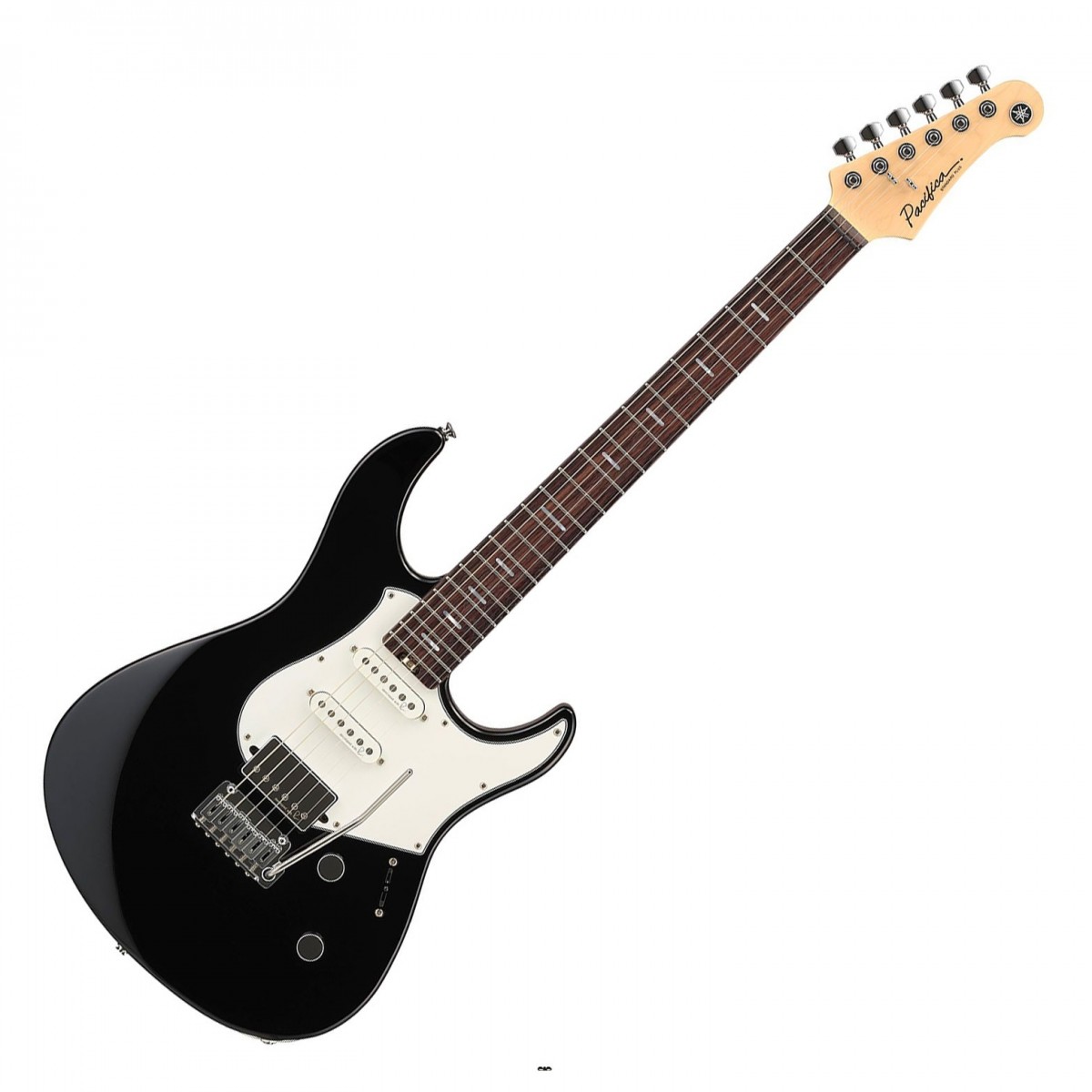 En bild på Yamaha Pacifica Standard Plus RW Black | Yamaha Pacifica Standard Plus RW är en ny tolkning av flaggskeppsgitarren med förstklassiga detaljer som är utformade för att lyfta ditt framträdande. I samarbete med den berömde brittiske ljudteknikern Rupert Neve har Yamaha utvecklat helt nya branschledande pickuper exklusivt för Pacifica. Resultatet är en gitarr som fångar de fina nyanserna och dynamiken i ditt spel och levererar ett ljust och klingande toppregister kraftfulla mellanregister och robusta basregister. Den artikulerar enkelt olika musikstilar med anmärkningsvärd detaljrikedom och klarhet.  Förutom det exceptionella ljudet är Standard Plus utrustad med högkvalitativ hårdvara och material för att ge en förstklassig spelupplevelse. Kombinationen av en lätt alkropp och en slät rosenträgreppbräda garanterar enkel spelbarhet medan banden i rostfritt stål garanterar långvarig hållbarhet. För pålitlig prestanda kväll efter kväll har Standard Plus en Graphtech Tusq XL-Sadel och Gotoh låsande stämskruvar som maximerar sustain och bibehåller ultrastabil stämning. Pacifica Standard Plus levereras med en väska för skydd och portabilitet och är förberedd för alla inspelningar och framträdanden som du kan tänkas behöva live.