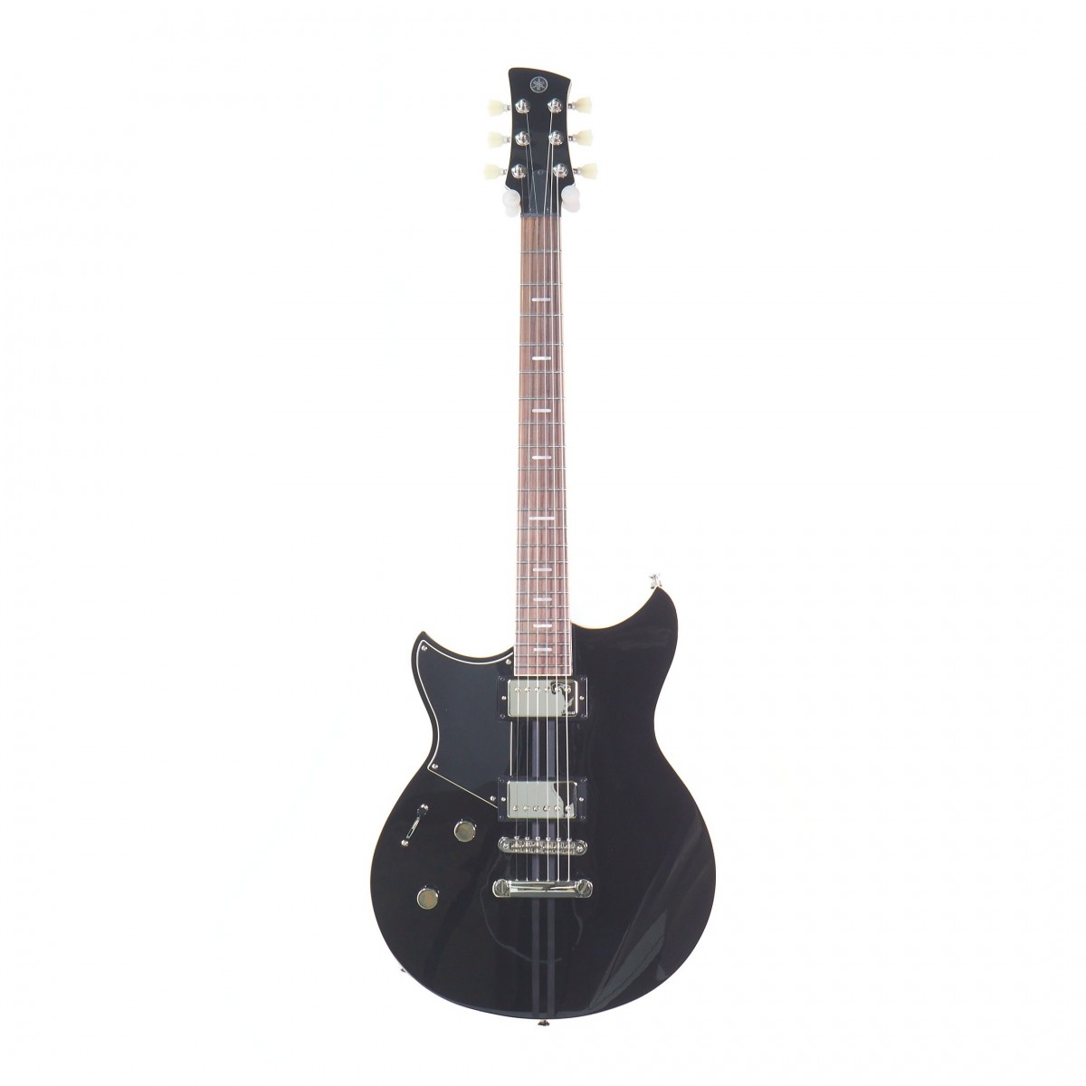 En bild på Yamaha Revstar Standard RSS20L Left Handed Black - Ex Demo | Yamaha Revstar Standard RSS20 är den senaste modellen från Yamaha i deras nya Revstar serie. Årtionden av innovation och teknisk utveckling har bidragit till en gitarr som passar en rad spelförmågor och stilar. Med kraftfulla dubbla humbucker och en 5-vägs spakkontakt på kroppen kommer du att kunna utöva maximal tonkontroll så att du kan vara hur kreativ som helst med ditt ljud.   Designen på denna gitarr skapar en tidlös visuell estetik som både kan smälta in och sticka ut i perfekt harmoni. Det är en look som kombinerar stilrenhet med lite gammaldags rock n roll. Du kan enkelt glida över greppbrädan i rosenträ tack vare de rullade stålbanden och sidenmatta finish. Gitarrens kropp är tillverkad med omsorg och är byggd med en topp i lönn och en kammarkropp i mahogny vilket ger en rik tonprofil som kommer att belöna dig och hjälpa dig utvecklas under årens gång. Ex-Demo: Denna produkt kan vara ex-display ha mindre tecken på användning eller lätta ytliga skråmor och sakna icke-nödvändiga delar. Originallåda paketering eller manual kanske inte ingår. Varje föremål kontrolleras av vårt team av reparationstekniker för att försäkra att det möter våra höga standarder. Detta är en fantastisk möjlighet att köpa en fullt fungerande produkt till ett nedsatt pris.