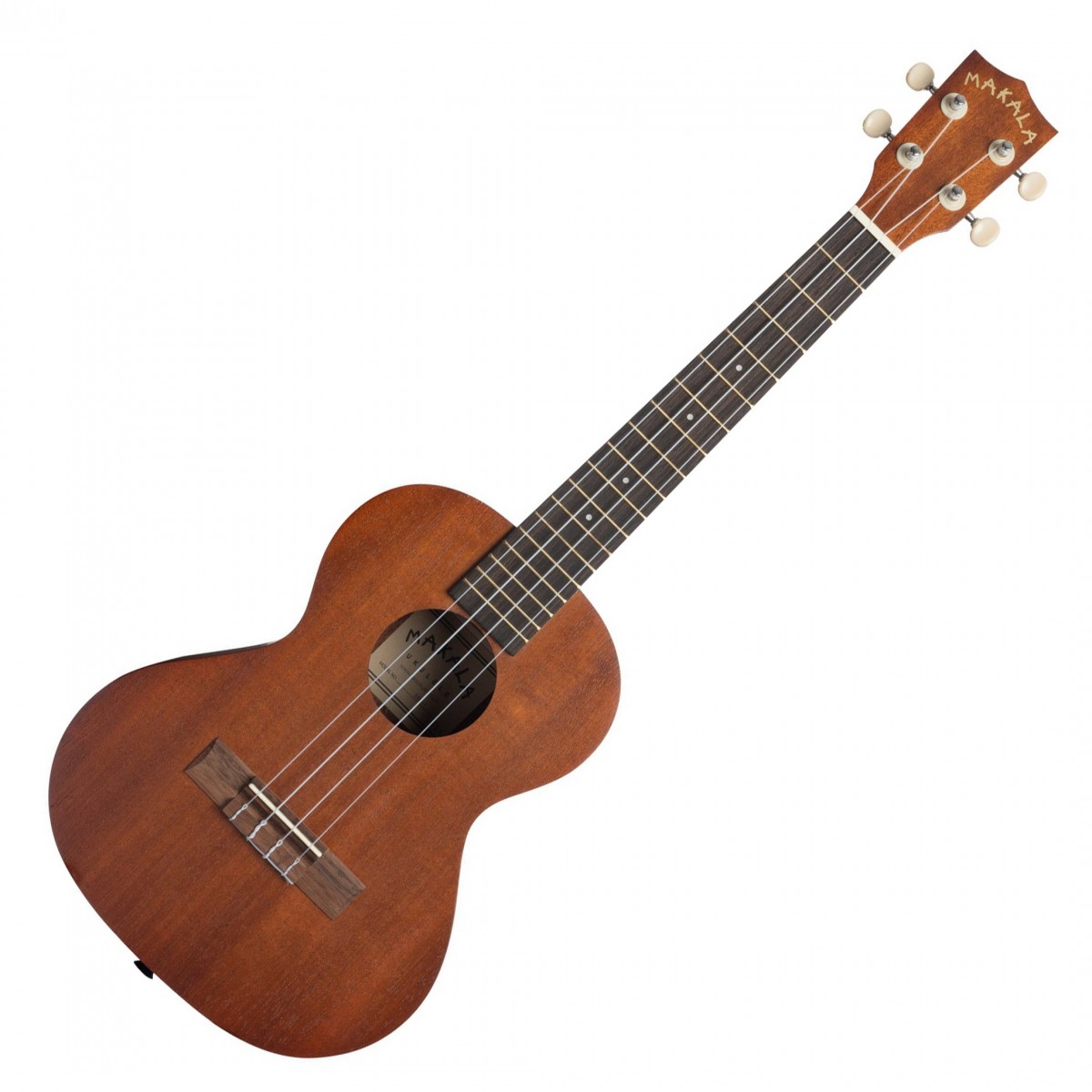 En bild på Kala Makala MK-T Tenor Mahogany Ukulele Natural - Nearly New | Kala Makala MK-T Tenor Ukulele är det perfekta instrumentet för alla som vill komma igång med att spela ukulele. En greppbräda i rosenträ ger en silkeslen spelyta för att enkelt glida över med lätthet. Detta stöds med en oklanderlig mahognyhals som möjliggör snabb spelbarhet samtidigt som den säkerställer ett bekvämt grepp. Tenorformningen är perfekt för att erbjuda ökad projektion och resonans för en mer fyllig ton perfekt för den spelare som vill ha mer närvaro än en konsertukulele.Nästan Ny: Denna produkt kan ha öppnats för kvalitetskontroll returnerats av en kund eller renoverats. Annars fungerar produkten som ny. Detta är en fantastisk möjlighet att köpa en fullt fungerande produkt till nedsatt pris med en tre-års-garanti.