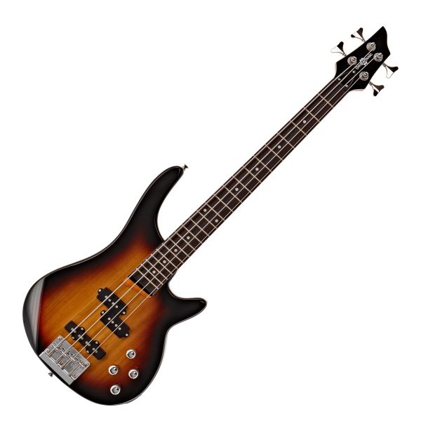 Chicago Short Scale Elbas av Gear4Music Sunburst (Gear4Music ...